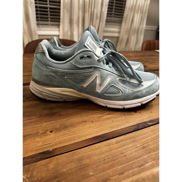 Size 12 - New Balance 990v4 Made in USA Low Mineral Sage Mint Men’s Rare Color - Picture 4 of 9